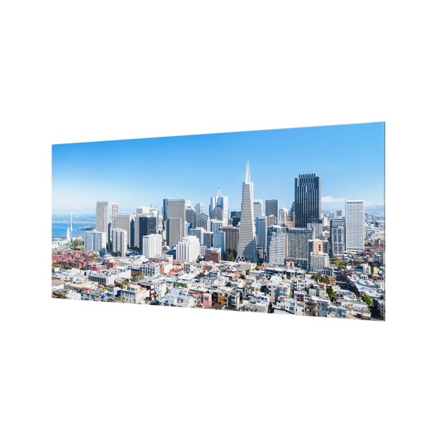 Fonds de hotte - San Francisco Skyline - Format paysage 2:1