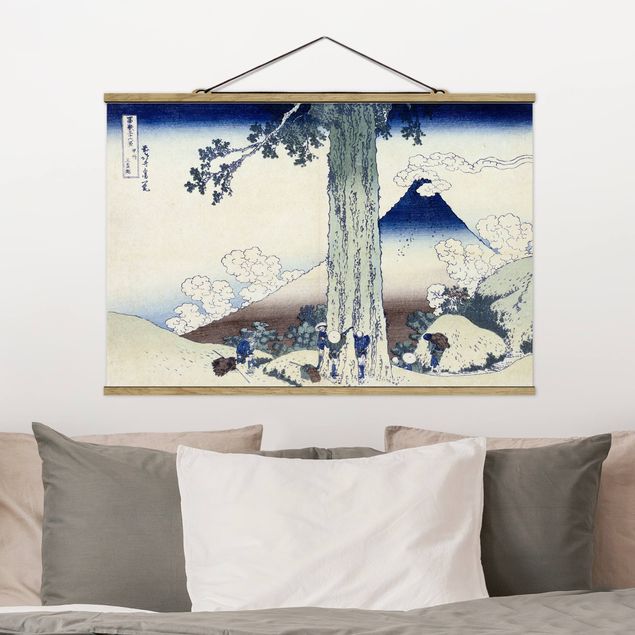 Déco mur cuisine Katsushika Hokusai - Col de Mishima dans la province de Kai