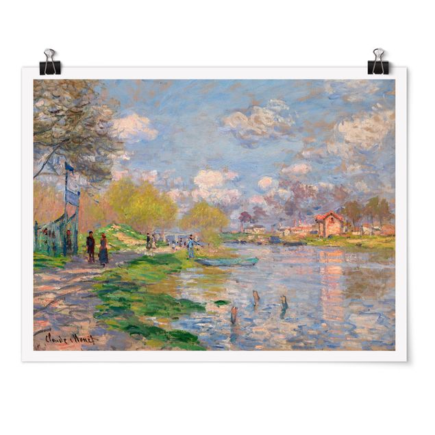 Tableau artistique Claude Monet - Printemps sur la Seine