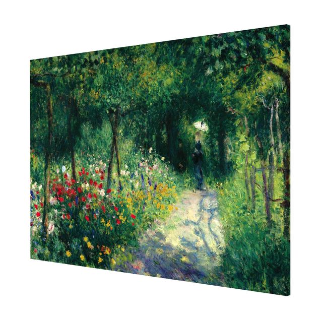 Toile impressionniste Auguste Renoir - Femmes dans un jardin