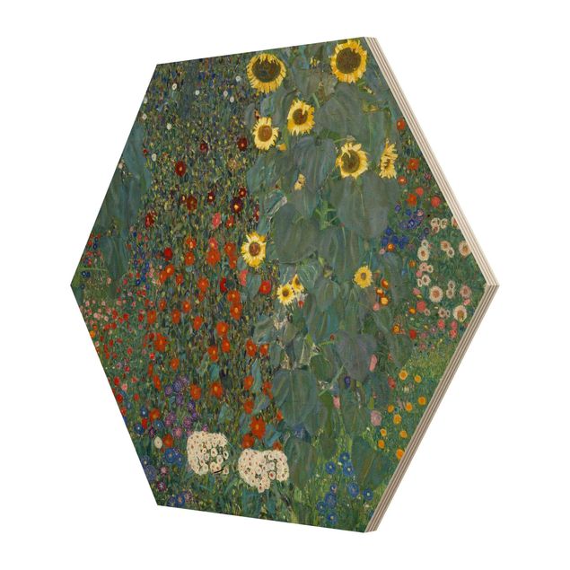Tableau décoration Gustav Klimt - Tournesols de jardin