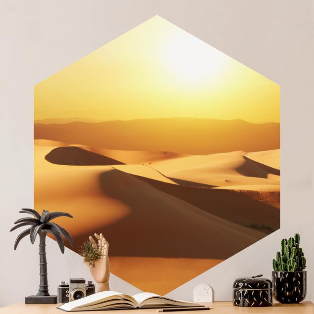Papier peint dunes Le désert d'Arabie Saoudite