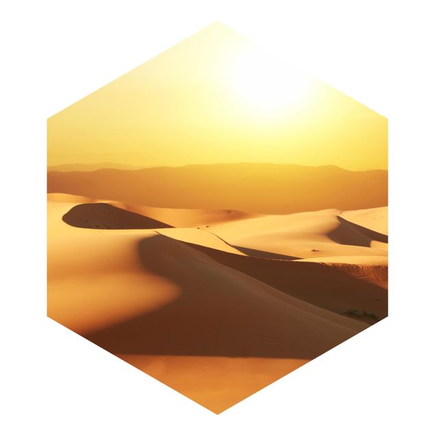 Papier peint hexagonal Le désert d'Arabie Saoudite