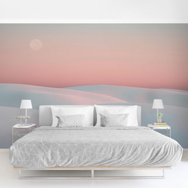 tapisserie panoramique Dunes au clair de lune