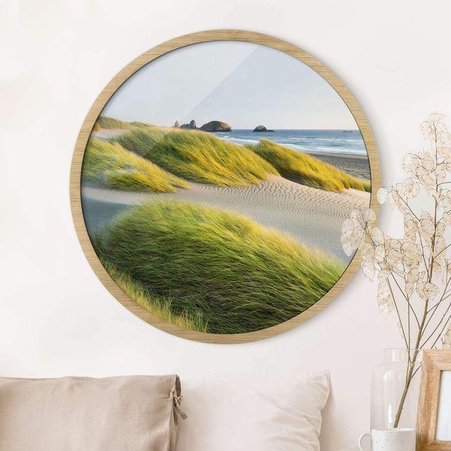 Affiches encadrées plage & mer Dunes et herbes à la mer