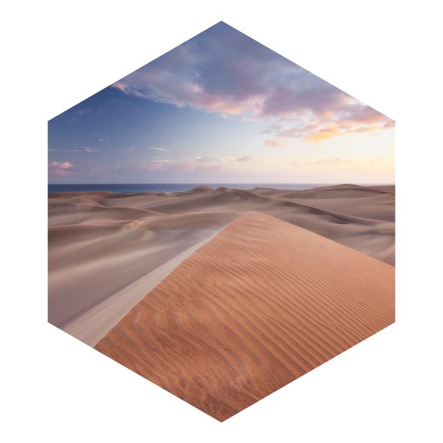 Tapisserie moderne Vue des dunes