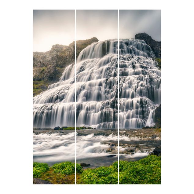 Panneaux rideaux coulissants Dynjandi Waterfall