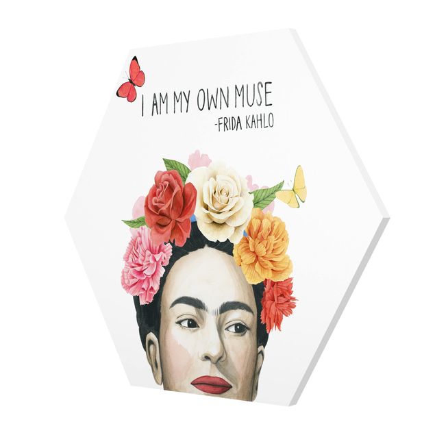 Tableau multicolore Pensées de Frida - Muse
