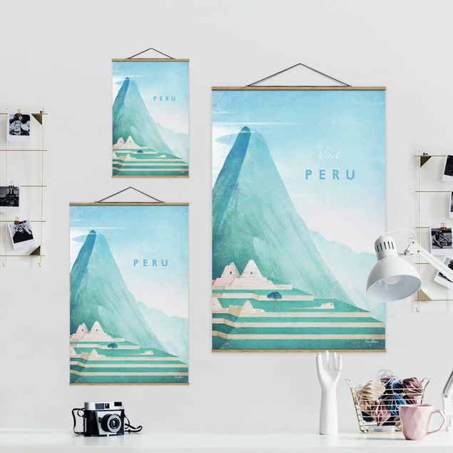 Tableaux turquoise Poster de voyage - Pérou