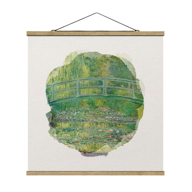 Tableaux Artistiques Aquarelles - Claude Monet - Pont Japonais
