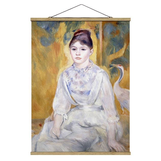 Tableaux modernes Auguste Renoir - Jeune fille avec un cygne