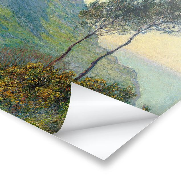 Poster nature paysage Claude Monet - L'église de Varengeville au soleil couchant