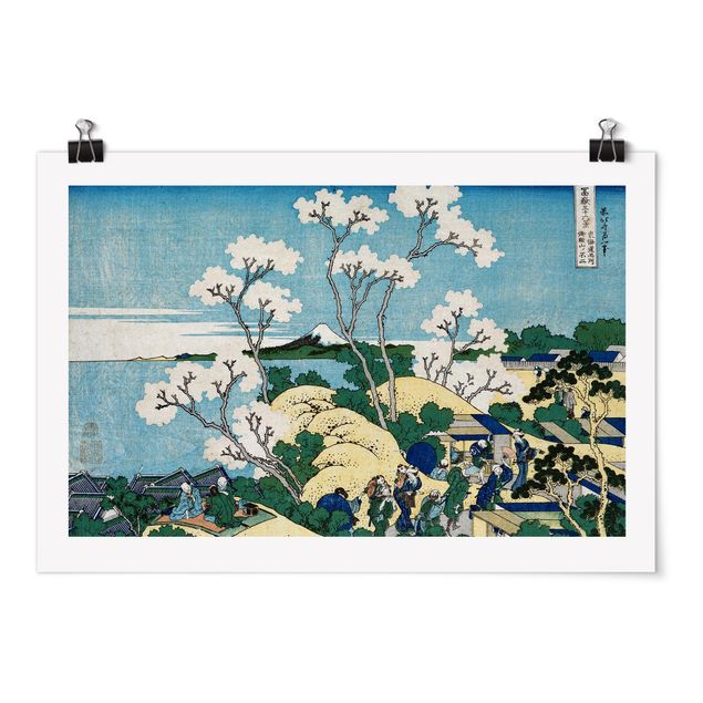 Tableaux modernes Katsushika Hokusai - Le Fuji de Gotenyama