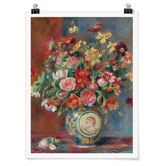 Tableaux moderne Auguste Renoir - Vase à fleurs