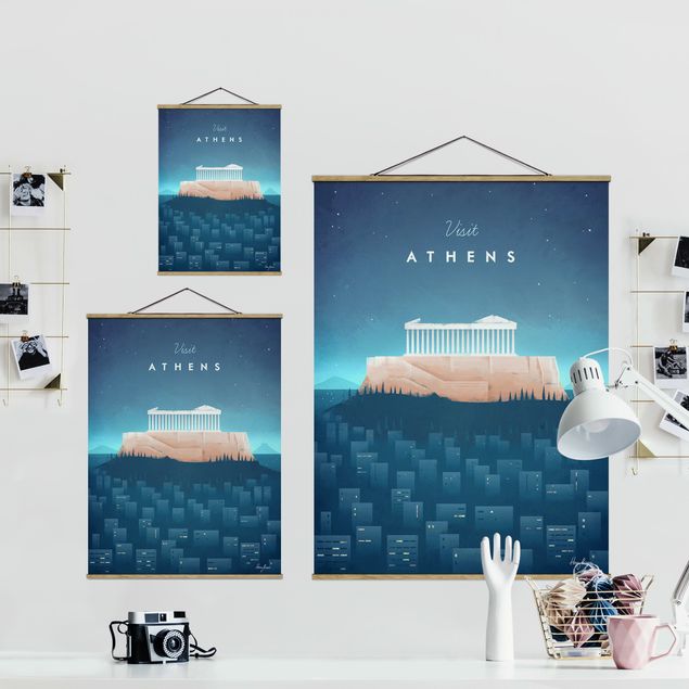 Tableaux de Henry Rivers Poster de voyage - Athènes