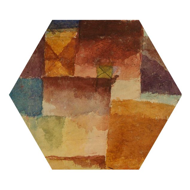 Tableaux bois Paul Klee - Dans le terrain vague