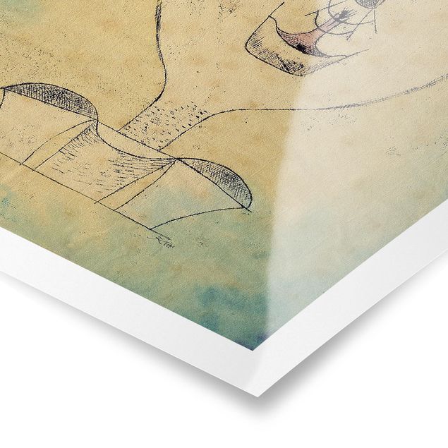 Tableaux turquoise Paul Klee - Le bourgeon du sourire
