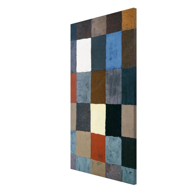 Tableau moderne Paul Klee - Tableau des couleurs (sur gris)