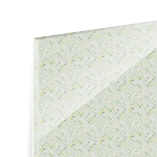 Fonds de hotte - Marble Pattern Spring Green - Format paysage 3:2
