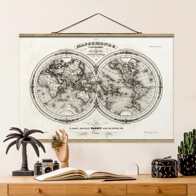 Décorations cuisine Carte du monde - Carte française de la région du Cap de 1848