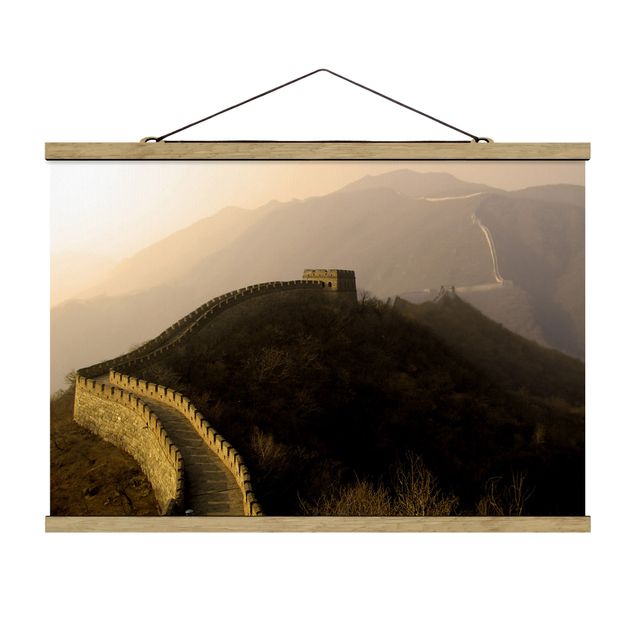 Tableau moderne Lever de soleil sur la muraille de Chine