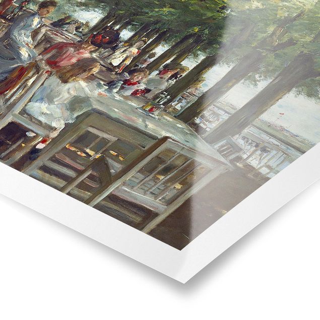 Tableaux modernes Max Liebermann - La terrasse du restaurant Jacob
