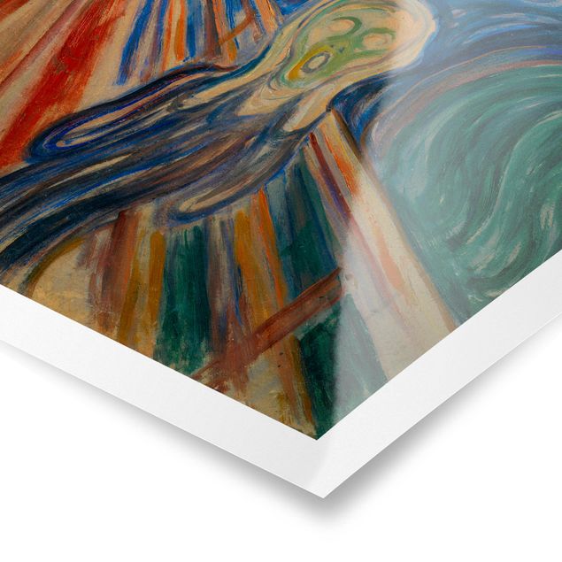 Tableaux abstraits Edvard Munch - Le Cri