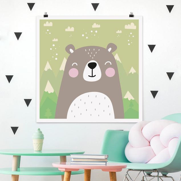 Tableau ours Petit ours