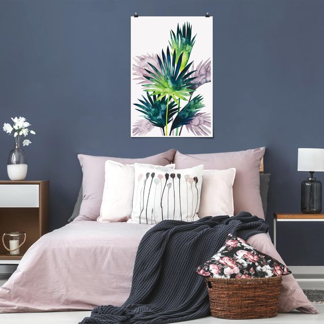 Tableaux fleurs Feuillage exotique - Fan Palm