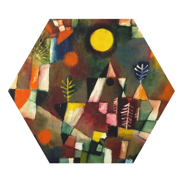 Tableaux reproductions Paul Klee - La pleine lune