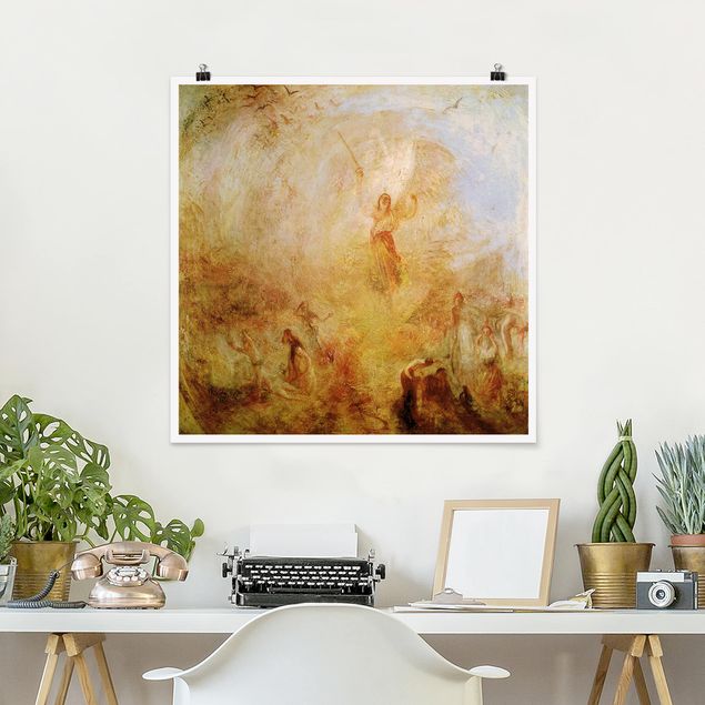 Romantisme tableau William Turner - L'ange debout dans le soleil
