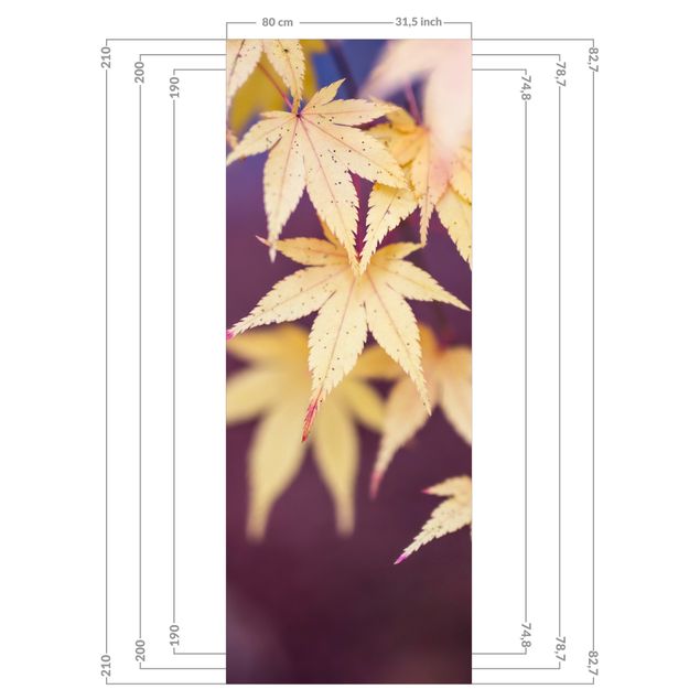 Revêtement mural de douche - Autumn Maple Tree