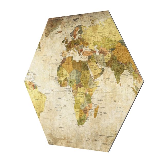 Tableau décoration World map