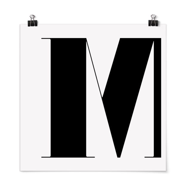 Tableaux modernes Lettre Antiqua M