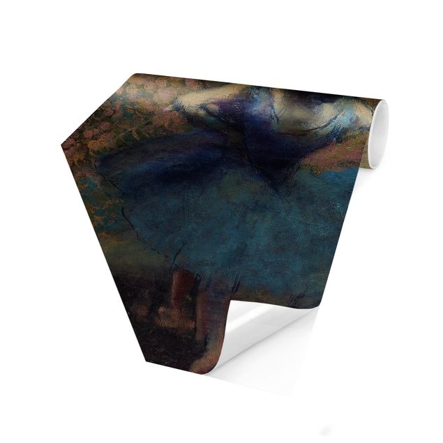 Papiers peintspanoramique hexagonal Edgar Degas - Danseurs bleus
