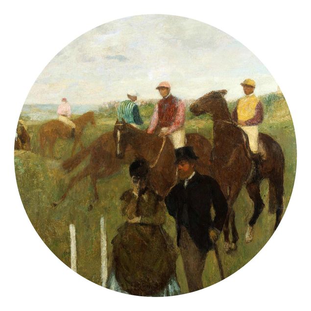 Décoration artistique Edgar Degas - Jockeys sur la piste de course