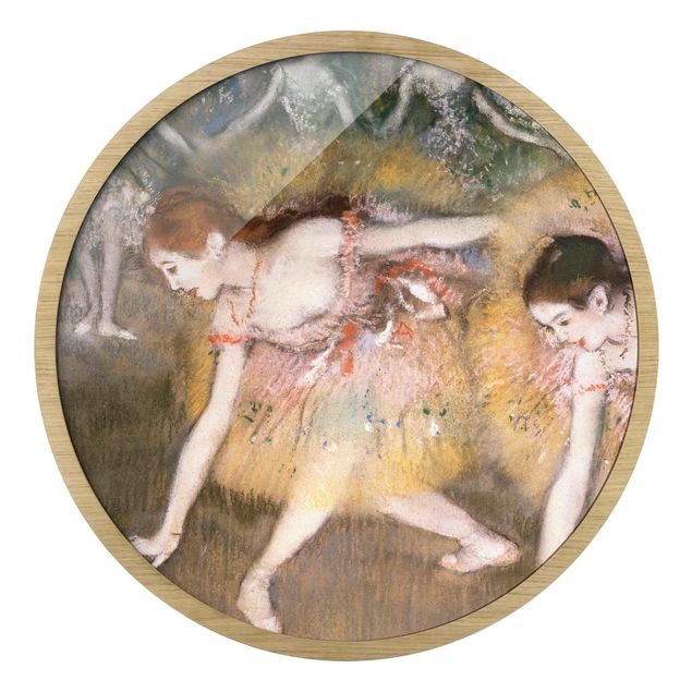 Tableaux reproduction Edgar Degas - Danseurs penchés vers le bas