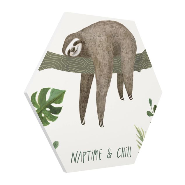 Tableau citation Sayings Sloth - Chill