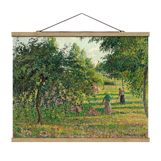 Courant artistique Postimpressionnisme Camille Pissarro - Pommiers et faneurs, Eragny