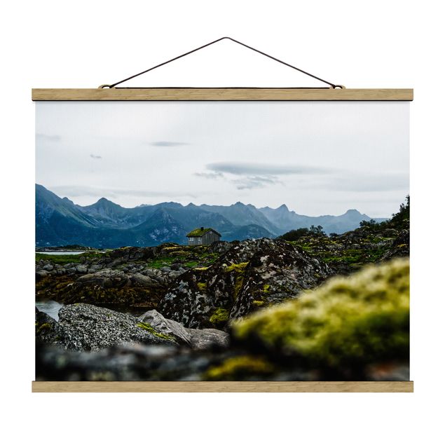 Tableaux modernes Cabane désolée en Norvège