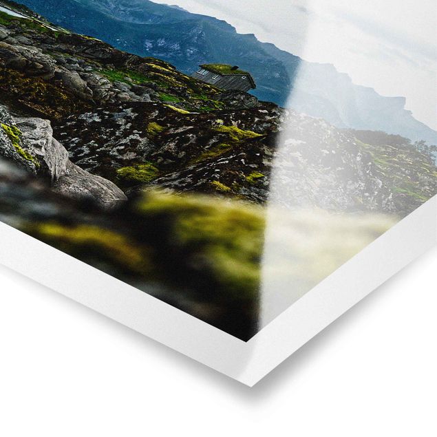 Poster paysage Cabane désolée en Norvège