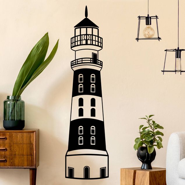 Sticker mural - Single Lighthouse