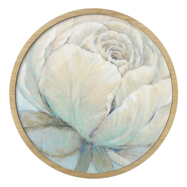 Tableau décoration Rose Anglais Pastel