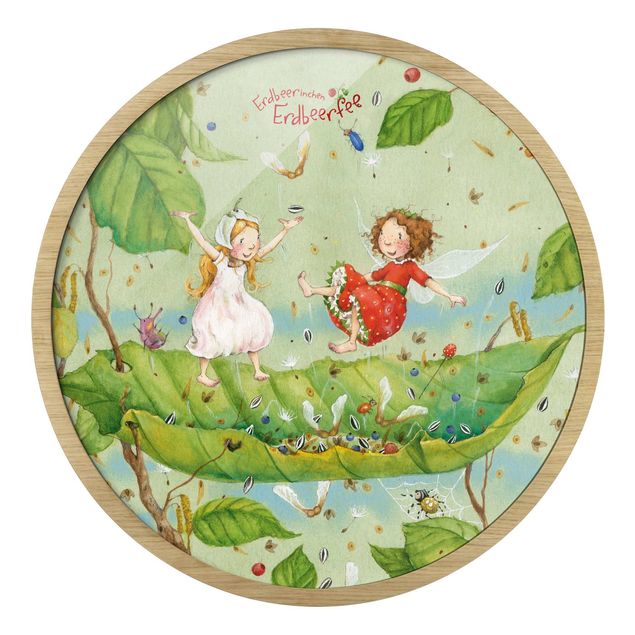 Tableaux verts The Strawberry Fairy - Trampoline