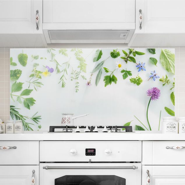 Déco murale cuisine Herbes et Fleurs
