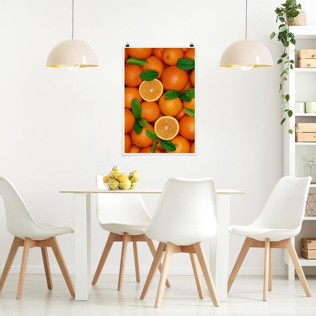 Tableaux moderne Oranges juteuses