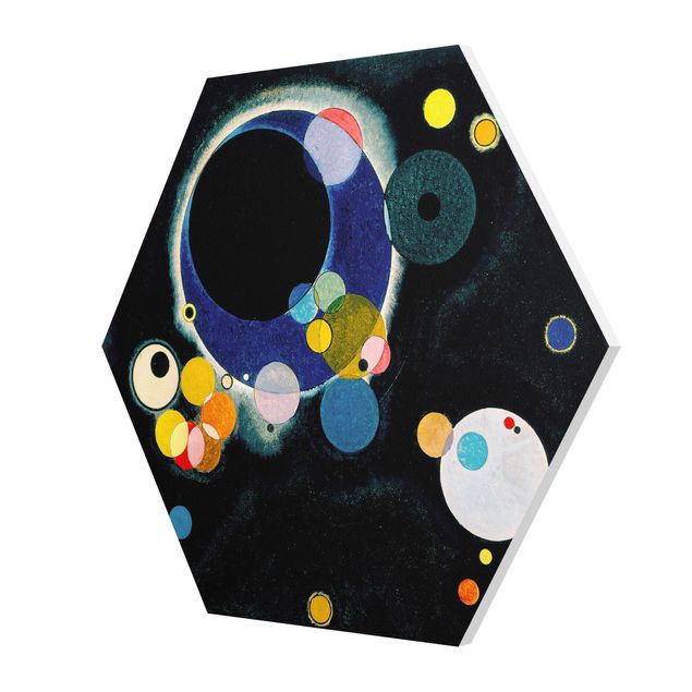 Tableau reproduction Wassily Kandinsky - Cercles d'esquisses