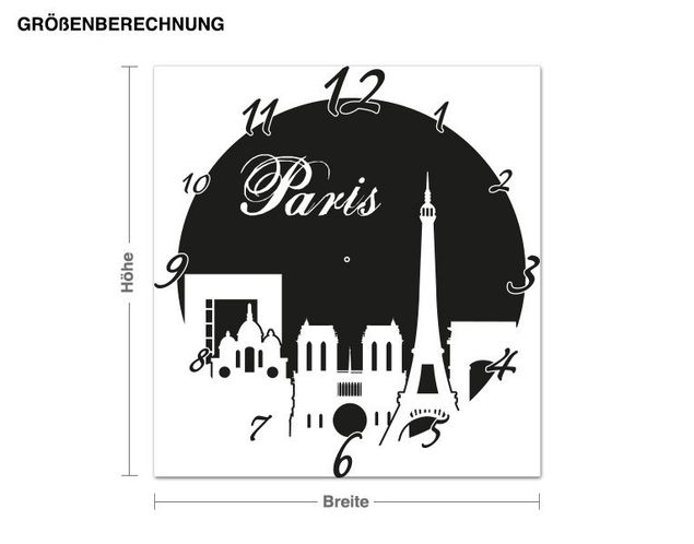 Stickers muraux Paris Logo Tour Eiffel Paris