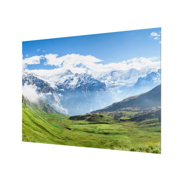 Fonds de hotte - Swiss Alpine Panorama - Format paysage 4:3