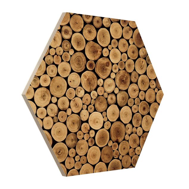 Hexagone en bois - Homey Firewood
